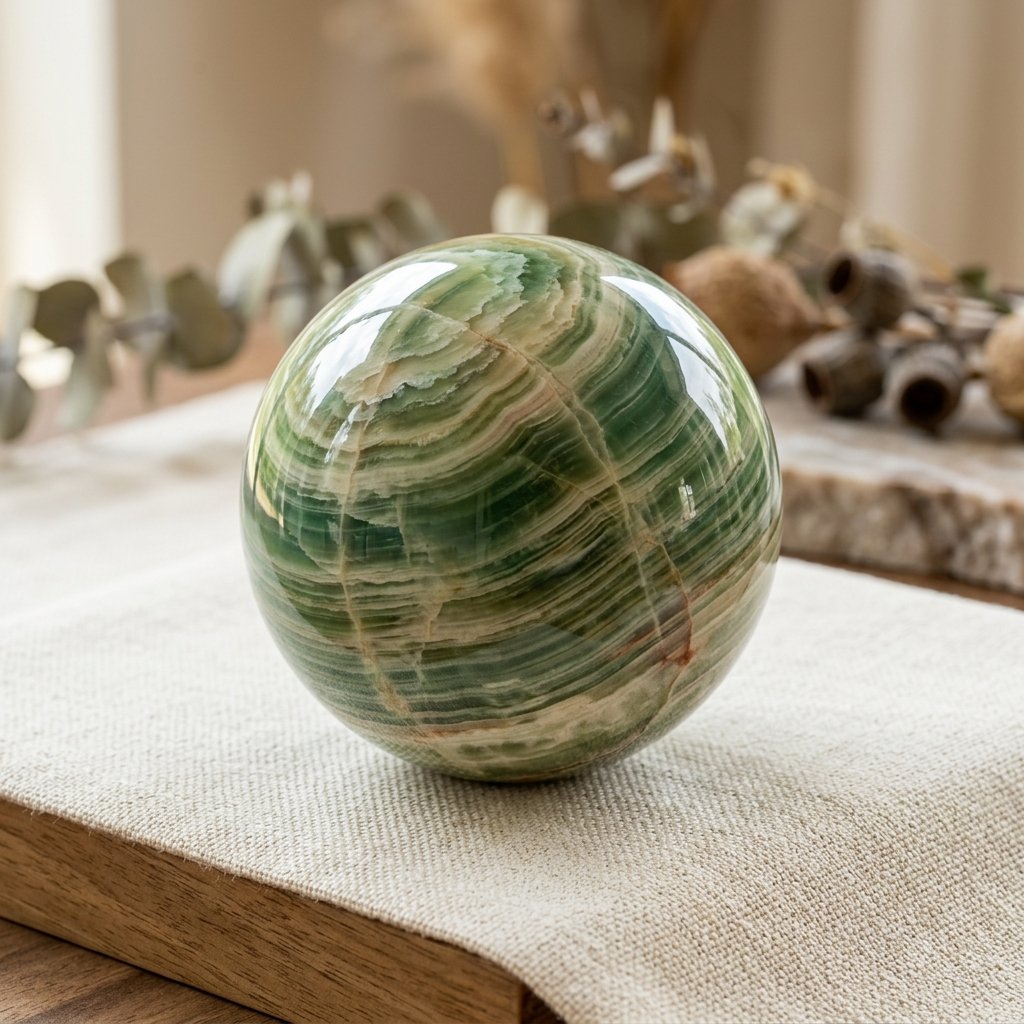 CB2 Onyx Stone Sphere